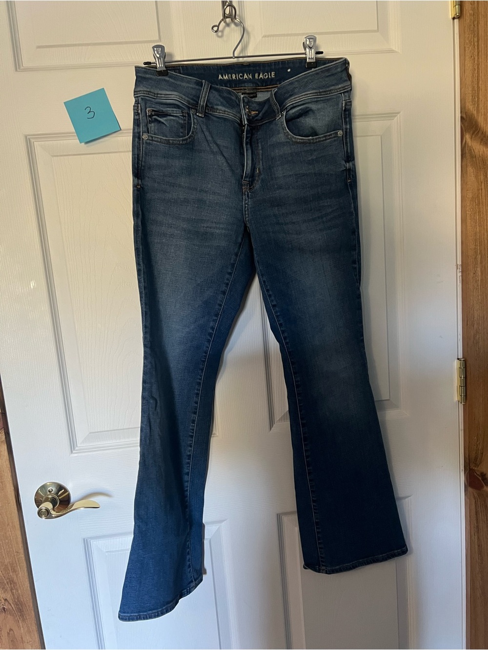 American Eagle Outfitters Dark Wash Flare Jeans